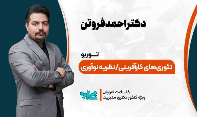 توربو تئوری‌های کارآفرینی و نظریه نوآوری دکتری مدیریت 1406